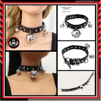 Vivaciouzvibes Choker Bell Doraemon Kalung Wanita Necklace Aksesoris Kulit